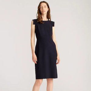 J Crew Navy Blue Resume sheath Dress with Pockets | Sz 2